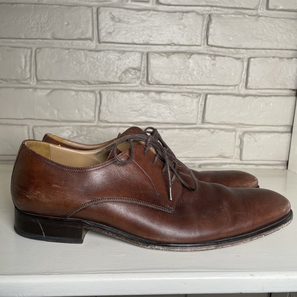 To Boot New York Men US 9 Brown Dress Shoes Leather Lace-Up